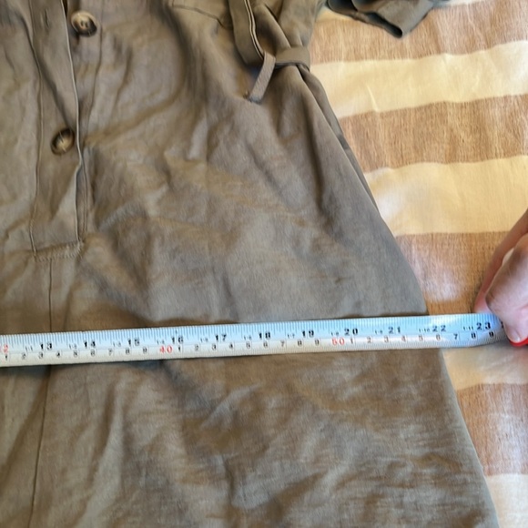 Molly Bracken Khaki Jumpsuit Utility 
Size 1X - Picture 11 of 13